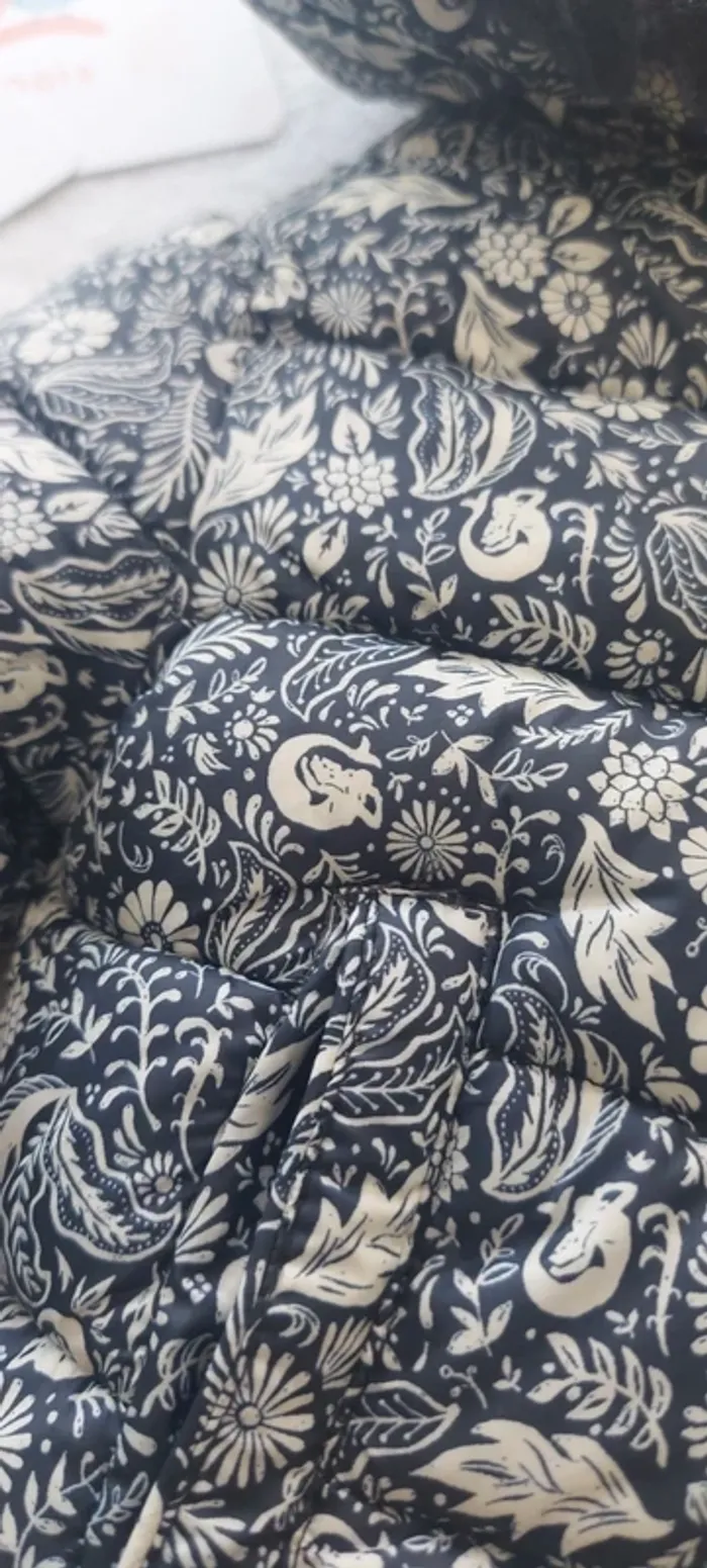 Manteau réversible bébé fille 12 mois ikks - photo numéro 6
