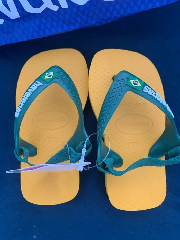 tong bébé garxon Havaianas - photo numéro 2