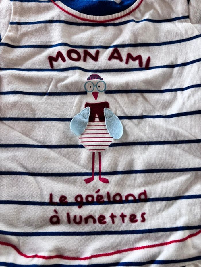 Neuf - t-shirt style marinière - photo numéro 2