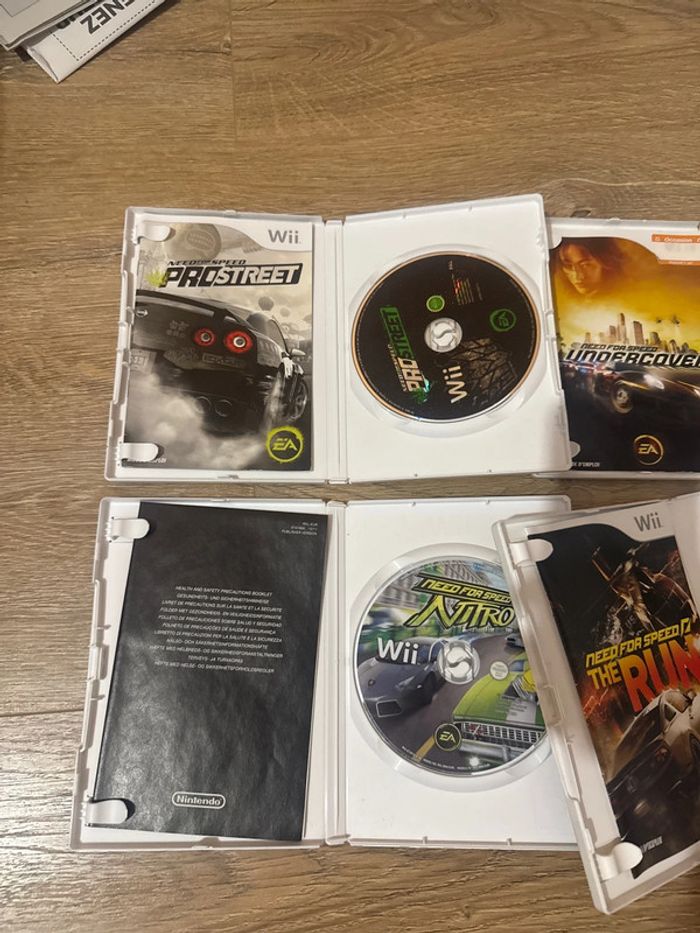 Lot 5 jeux Wii need for speed course voiture - photo numéro 3
