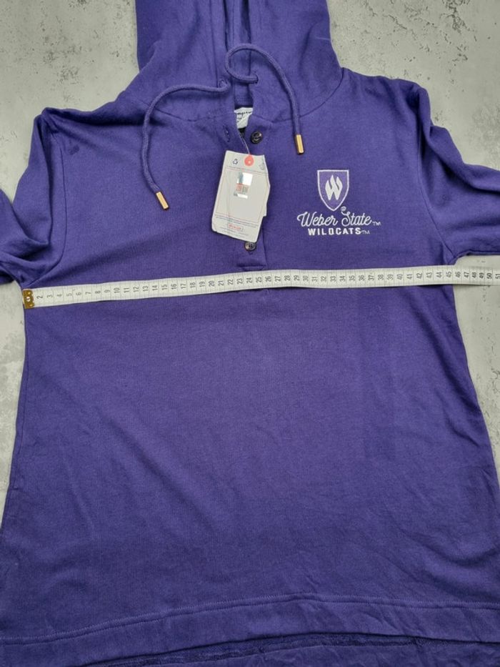 Sweat à capuche Champion violet – Taille S Femme (mesures en photos) - photo numéro 6