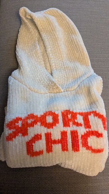 Pull doux manches longues avec capuche marque Grain de blé (Z)