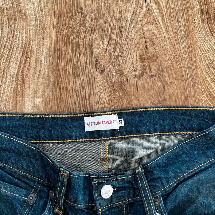 Jean/pantalon Levi's 512 Slim Taper bleu reconditionné, homme, taille : W 32 (42 taille française) - photo numéro 6