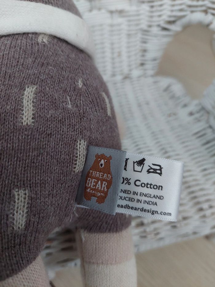 Thread bear design- peluche ourson Beau ours - photo numéro 3