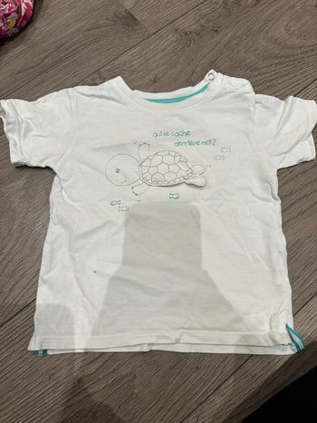 T shirt mes petits cailloux 18 mois