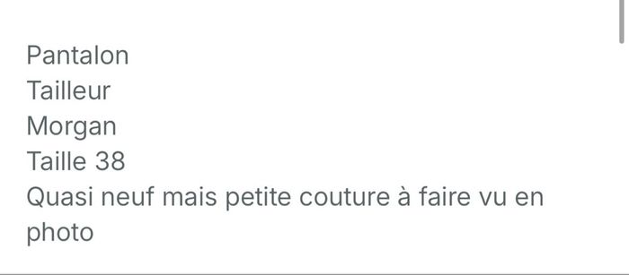 Pantalon tailleur Morgan - photo numéro 4