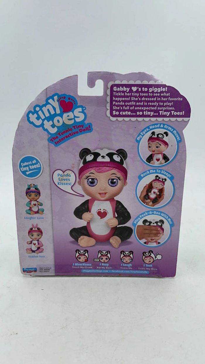 Mini poupons Tini Toes Gabby Panda Playmates Toys neuf - photo numéro 2