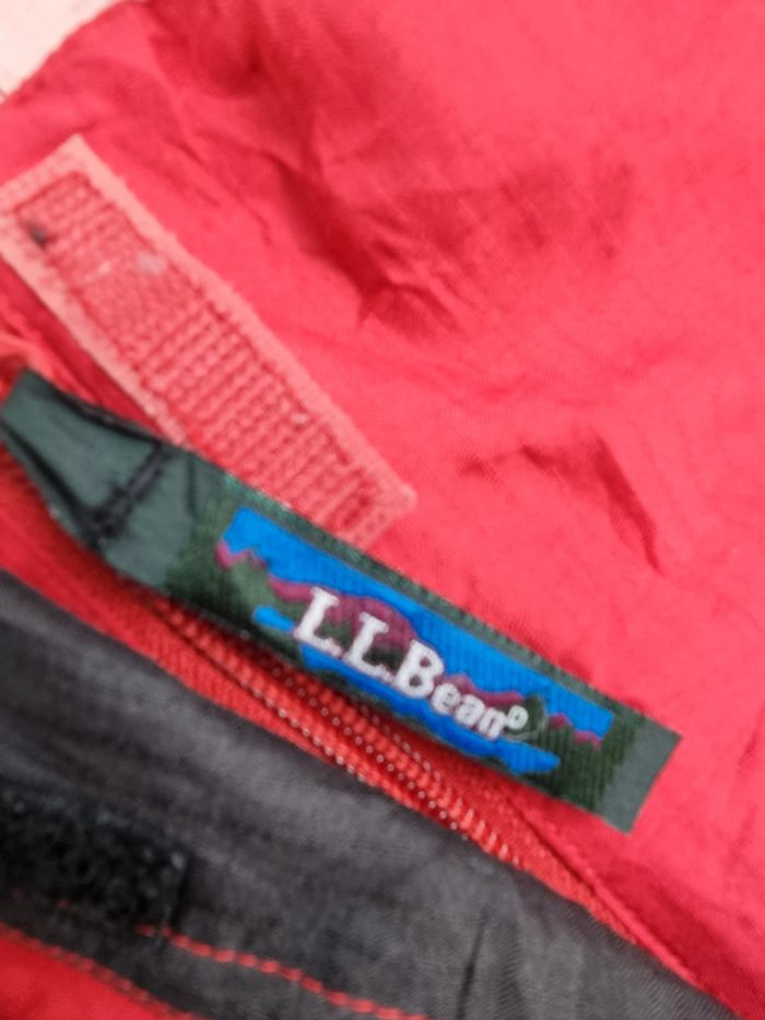 Anorak rouge L.L. Bean – Taille L Femme (mesures en photos) - photo numéro 3
