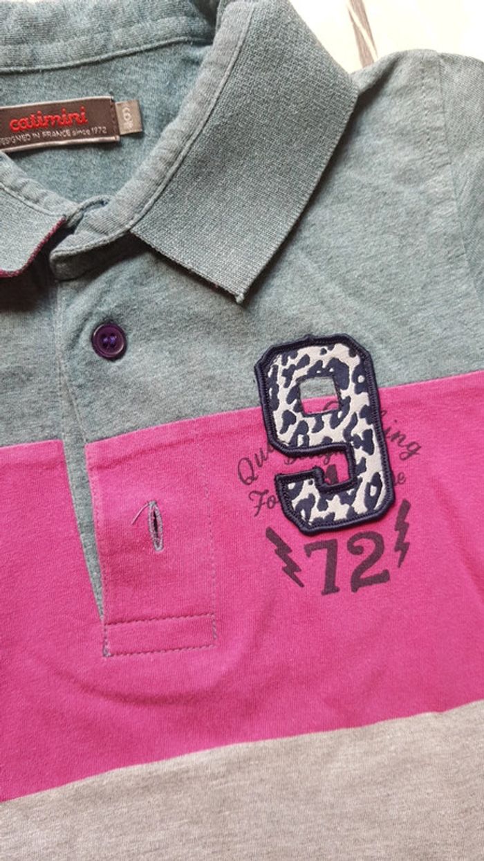 Lot de 2 tee shirts estivaux garçon 6ans catimini h&m - photo numéro 3