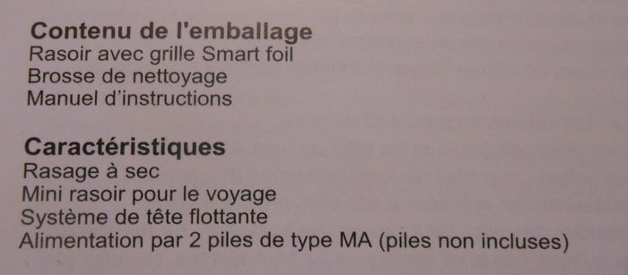 🪒 Rasoir électrique de voyage à piles NEUF - photo numéro 4