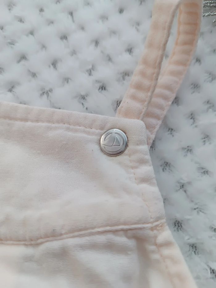 🔸 Combinaison short à bretelles Fille - Petit Bateau 3 Mois🔸 - photo numéro 3