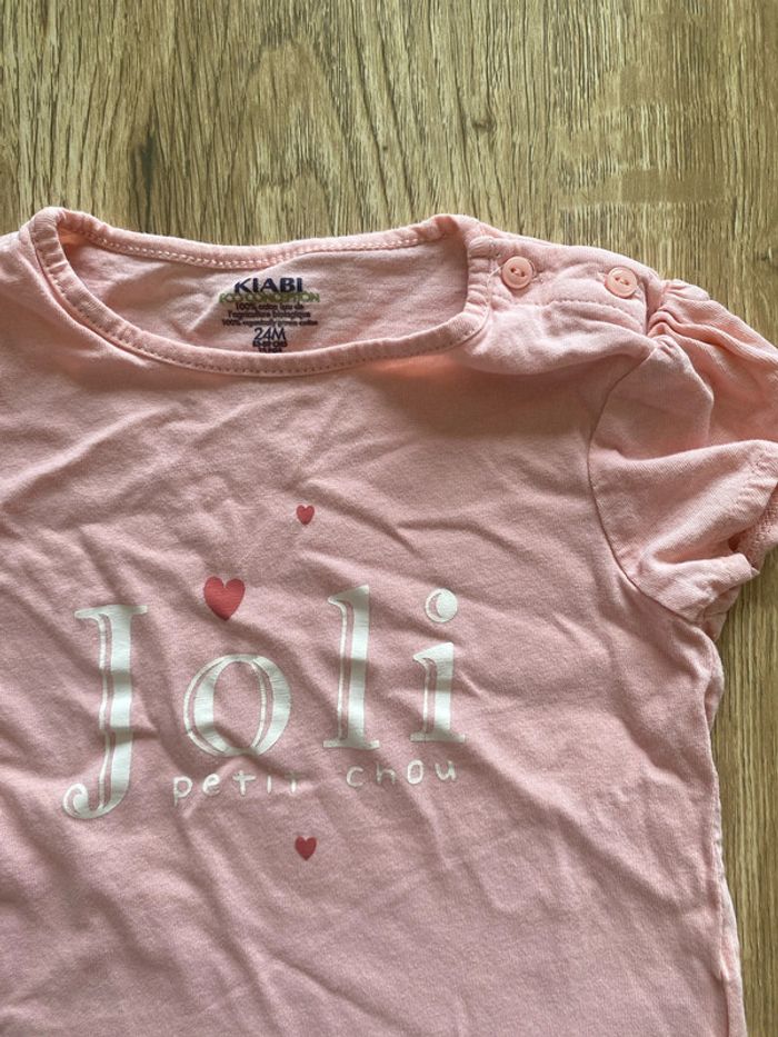 T-shirt taille 2 ans - photo numéro 3