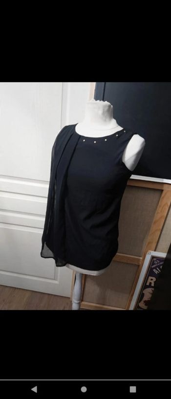 Débardeur noir laura Clément neuf t 36