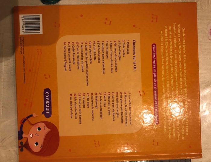 Chanson d’enfants avec cd neuf - photo numéro 3
