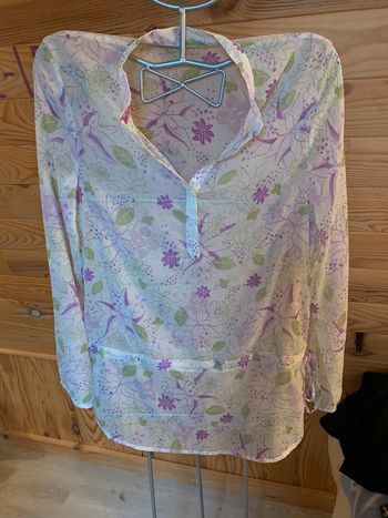 tunique fluide fleurie