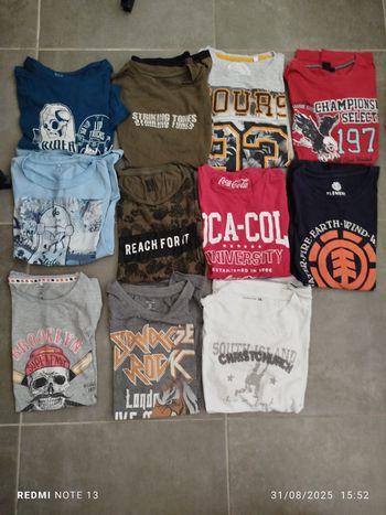 Lot 11 Tshirts 14 ans