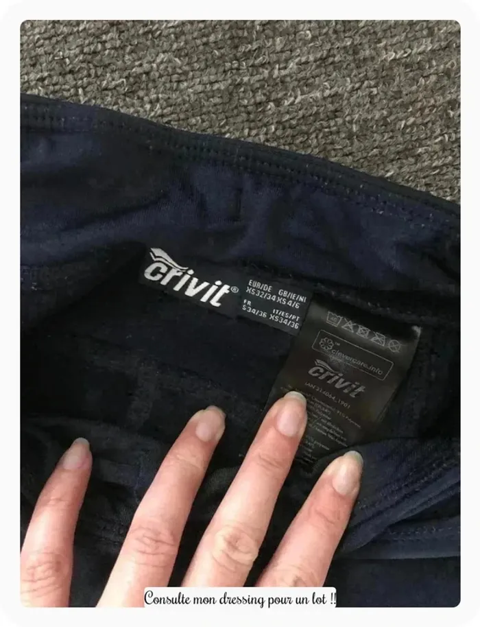 Legging / Pantalon de jogging - crivit - taille xs - photo numéro 5