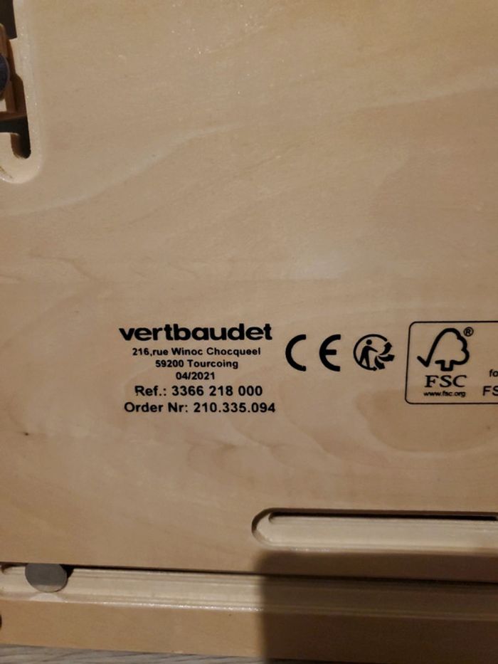 Calendrier en bois Vertbaudet - photo numéro 7