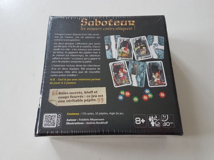 Jeu + Extension Neuf Saboteur Les Mineurs Contre-attaquent ! Gigamic - photo numéro 2