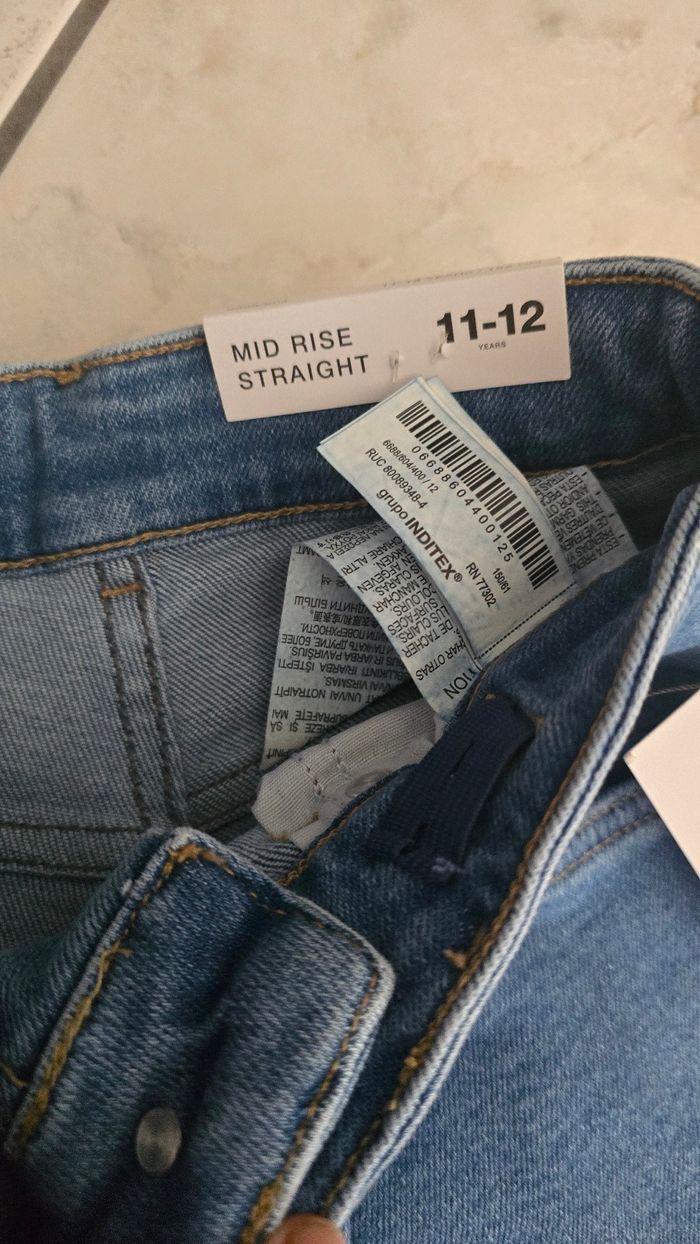 (Neuf non porté) 🏷🥰😍superbe  jeans cargo 12 ans fille 😍🥰 - photo numéro 4