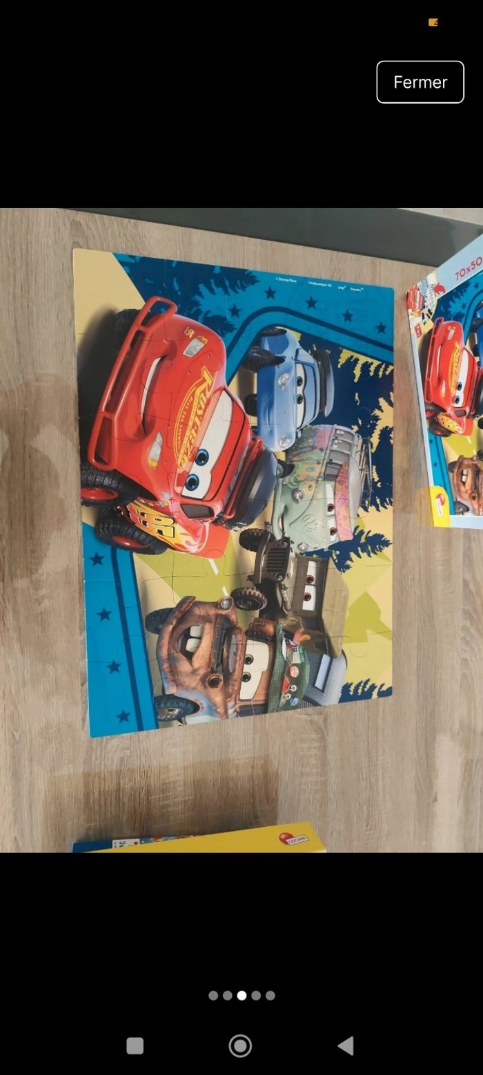 Grand puzzle Cars double face - photo numéro 3
