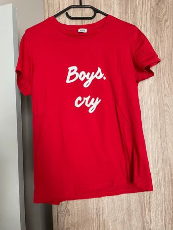 T-shirt manches courtes rouge