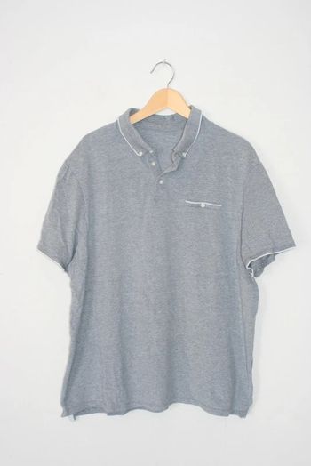 Polo gris Kiabi taille 4XL