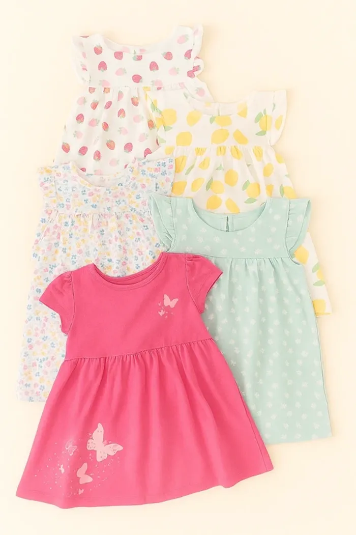 Lot de 5 robes 80 cm