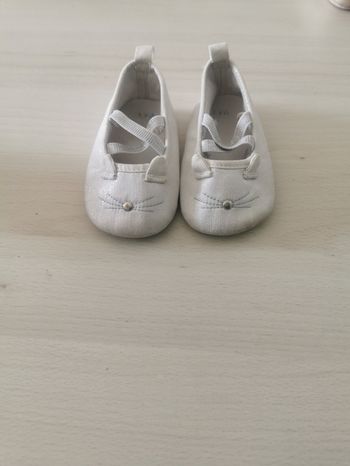 Ballerines fille blanches
