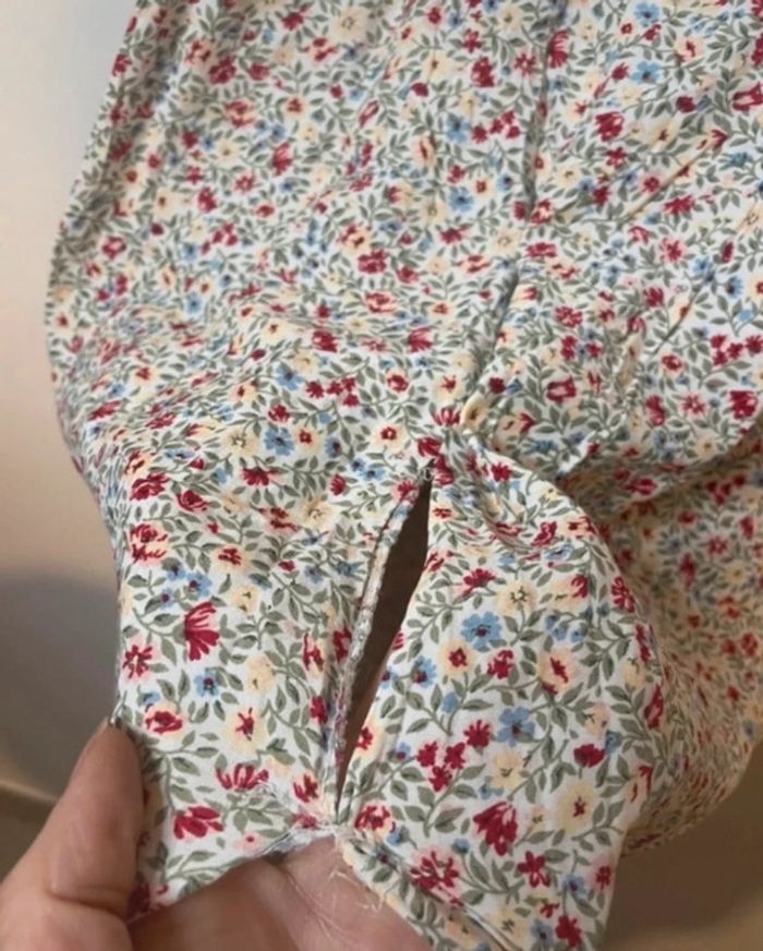 Robe fleurie la mode est à vous 38 femme - photo numéro 4