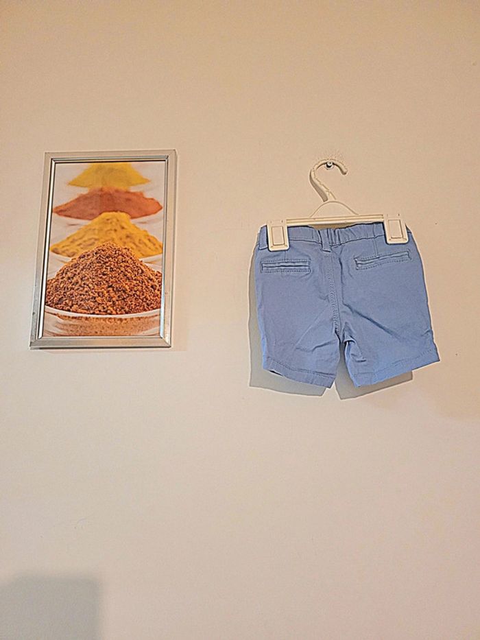 Short bébé garçon bleu "Baby boy" taille 3 mois - photo numéro 5