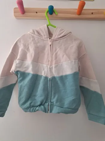 Gilet capuche fille 3 ans