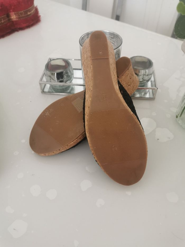 🖤🤍Jolie Paires De Mules Talon Compensé 🖤🤍 - photo numéro 6