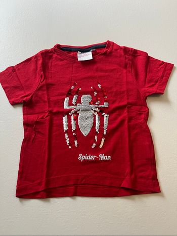 Tee shirt à sequins Spiderman 3 ans