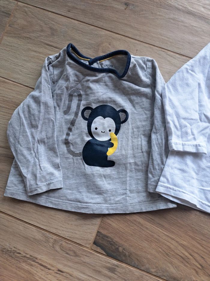Lot de 5 tee shirts manche longue Lulu castagnette - photo numéro 5