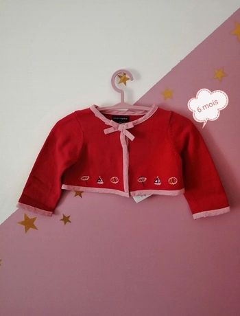 Gilet neuf bébé fille Sergent Major 6 mois