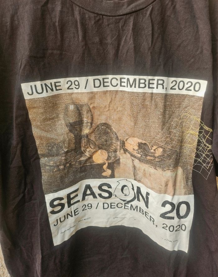 T-shirt manche courte imprimée avec une peinture - photo numéro 2