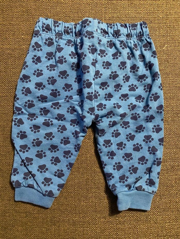 Pantalon bleu avec motifs pattes de chien Fagottino Mini OVS - photo numéro 2