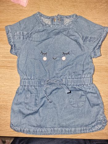Robe en jeans 3 mois
