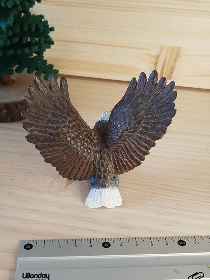 Schleich aigle a tête blanche Vintage Figurine Animal de la montagne - photo numéro 5