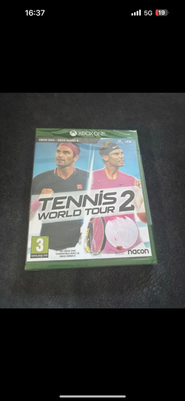 Tennis World Tour 2 – Xbox One – Neuf sous blister