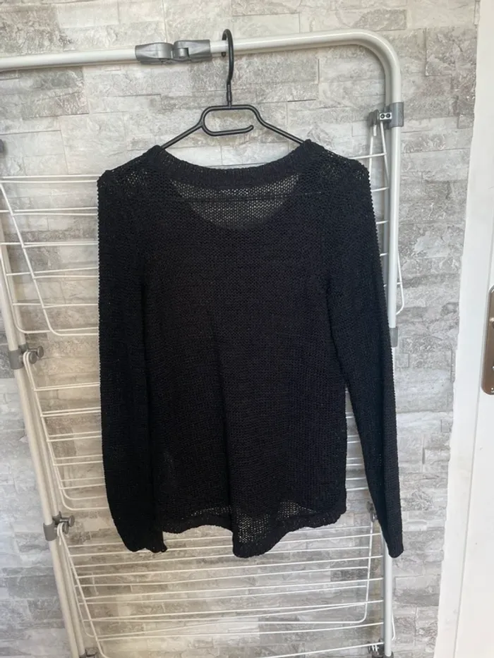 Pull en maille noire Only - photo numéro 2