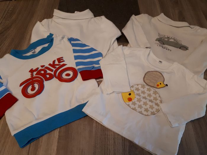 Lot 4 tee shirt manches longues