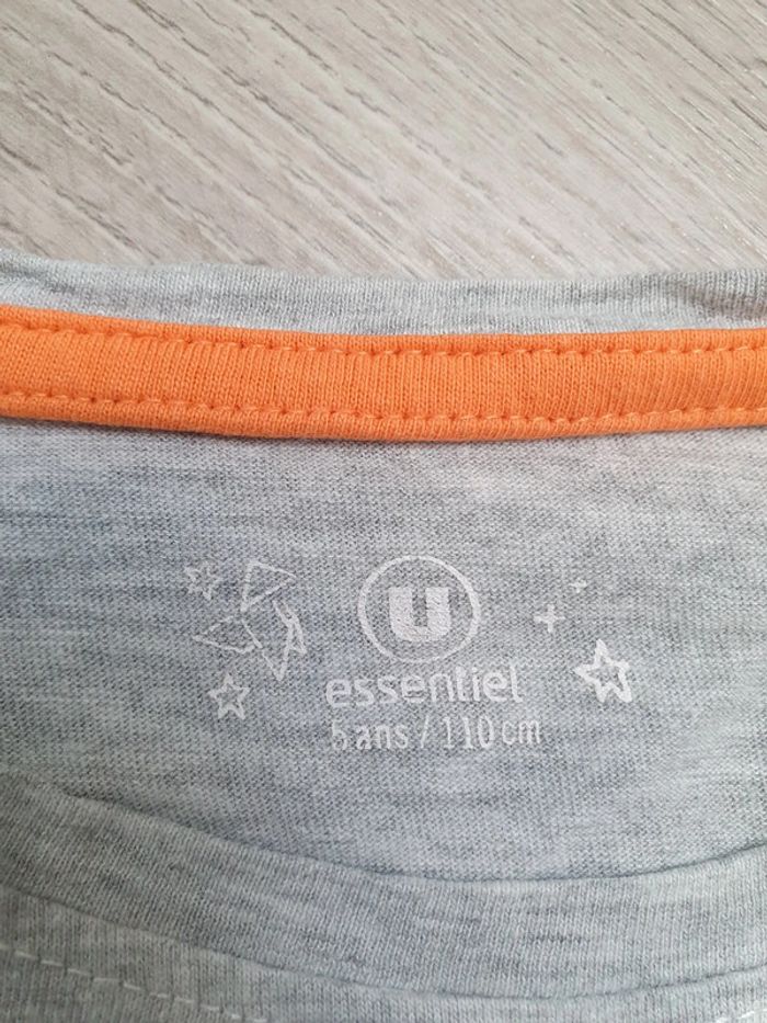 T-shirt gris manches courtes - photo numéro 2