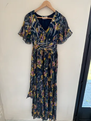 Robe longue ba&sh Jessy bleu