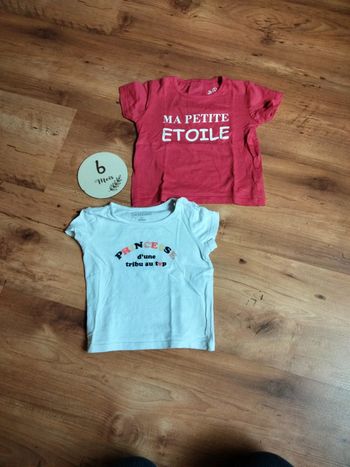 Lot tee-shirts manches courtes