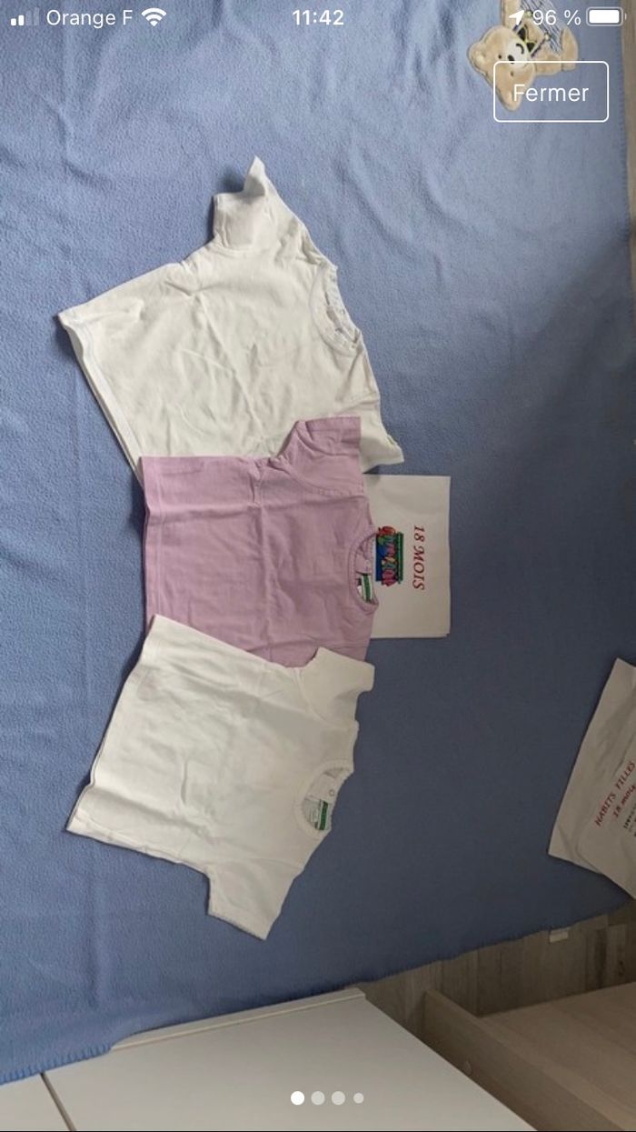 Lot de 3 t-shirts