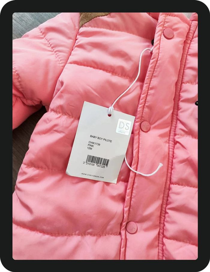 Combinaison pilote rose 12 mois Kids Tog Unlimited Chevignon - photo numéro 2