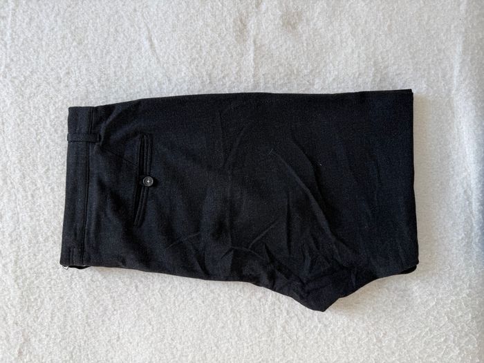 Pantalon chino homme Zara – Noir effet laine – Taille 46 / XL/XXL - photo numéro 4