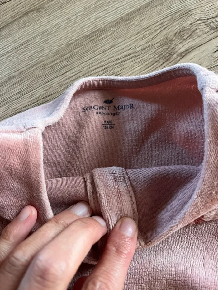 Pyjama velours fille 9 ans Sergent Major – motif chien - photo numéro 3